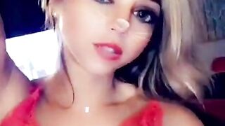 TV Reality Star Maddy Burciaga NIPSLIP Wearing a Nightie (Snapchat)