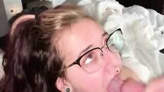 Daddy Feeds me his Cum