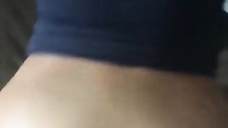 Fucking 18 Y/o Latina Girlfriend on Couch POV