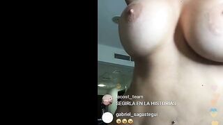 Putita de instagram hace transmision en vivo desnuda!!