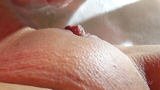 Loud Moaning Slut Pisses in Mouth and REAL Orgasm from Pussy Eating. POV.