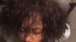 Ebony Loves Sucking this Dick