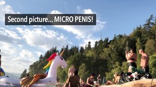 Tiny dick on nude beach! Part 2. Girls laughing #sph #cfnm