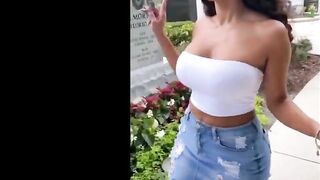 Tiktok (27) - Braless bouncing boobs amateur compilation