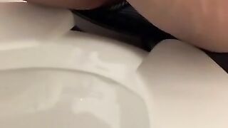 Black Girl with Pretty Ass Caught Pissing at Work