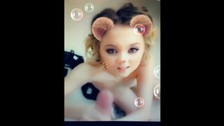 Teen Facial Blonde Girlfriend Snap Filter