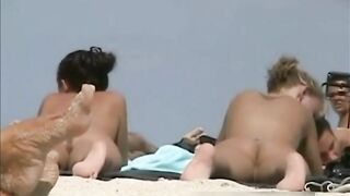 Sexy spanish beach girl cameltoe big tit video