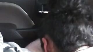 Escort Skinny Latina Sucking Cock in Car