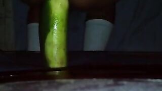 There is a cucumber in my asshole