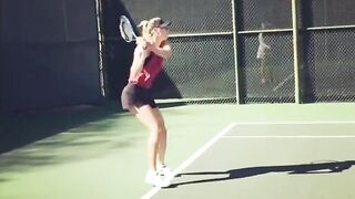 Maria Sharapova practice from instagram