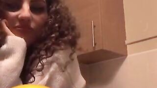 Twerking during the lockdown instagram live