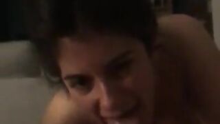 Wife pissed off her friend so her friend sucked my balls dry