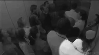 Doctor Gropes Nurse In Elevator Full Of People