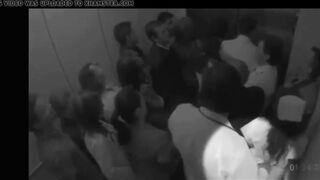 Doctor Gropes Nurse In Elevator Full Of People