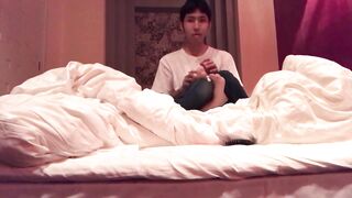 Japanese Tickle Feet on Bed