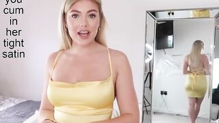 Smooth satin youtuber Amy