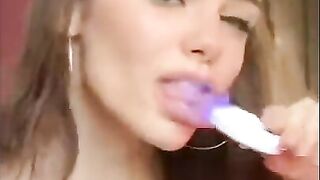 Tik Tok Teeth Whitening Device Spit challenge compilation