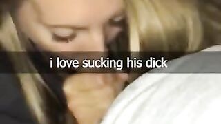 Teen Blonde Sucks and Fucks on Snapchat