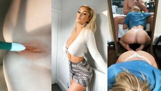 BRITTANY - what her bf doesn't know - blonde escort exposed!