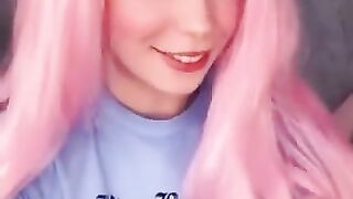 Belle Delphine Leaks Tits on Twitter (Real)!