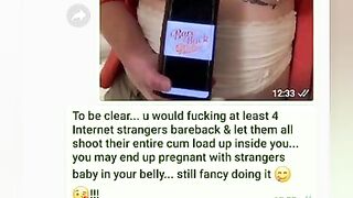 Libby, will fuck anyone for a baby