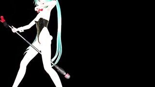 MMD Hatsune Miku Cosplay Conejitos Playboy Dancing Apple Pie by [Piconano-Femto]