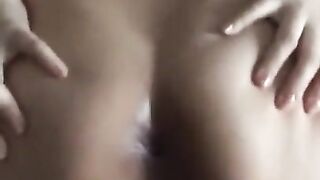 Asian girl loves to suck big cock and fuck it