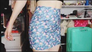 Clementine M tight skirts try on haul