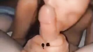 HOT LATINA ON SNAPCHAT LOVES SUCKING BALLS AND BIG COCK