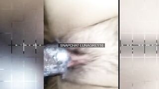 HAIRY PUSSY MILF CREAMY FUCKING BY BBC ON SNAPCHAT