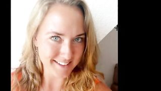 Hot german blonde jerk off challenge