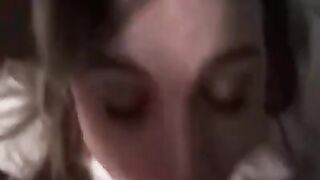 POV SLOPPY FACEFUCK & DEEPTHROAT SNAPCHAT BLOWJOB - Stepmom FUCKS Stepson