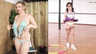 Nude Hula Hooping Babes