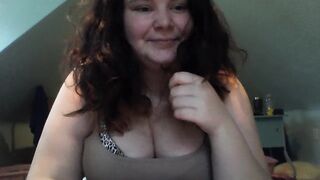 Chubby Teen Girl Skypes you and wants to Watch you Jerk off