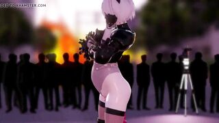 Swing-dance -2B Bokoo (by ggf666 (Lamina dream)