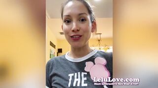 Behind the scenes porn vlog of lactation wrinkly soles foot fetish small penis humiliation virgin JOI and more... - Lelu Love