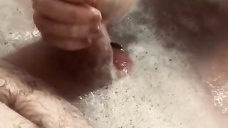 Family Bath Time with my Step Sister and her Hands Wander to my Hard Cock