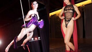 SL Acrobats -- flexible, pole dancer, pussy, tits, ass