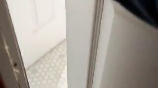 Wife fucks cheating married man - husband waits in closet