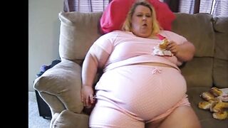 SSBBW Belly Stuffing Burger Challenge Part 1