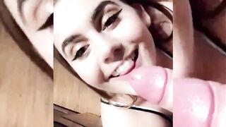 Cute Girlfriend Loves to Suck Cock