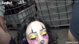 Bukakke Halloween Clown Facial Bigloads Big Cock Teen Swallowcum Gangbang Boobs