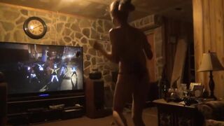 Dancing in Thongs to Lady Gaga