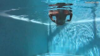 Puzan Bruhova sexy underwater submerged teen