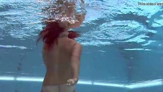 Puzan Bruhova sexy underwater submerged teen