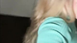 PAWG Blonde in Tight Dress Gets a Creampie in her Panties before going out Full Video on OnlyFans!