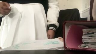 Wet Pussy Asmr on Zoom Study Session