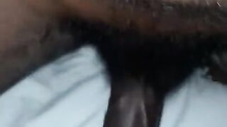 Close up of getting my Pussy Beat