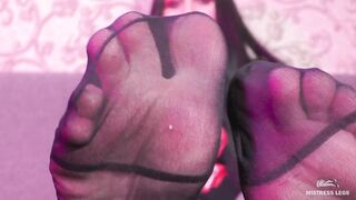 Mistress Legs In Nylons Close-ups Compilation Foot Fetish