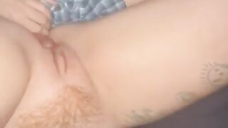 Cock Rubbing and Fucking Tight little Pussy till he Cums